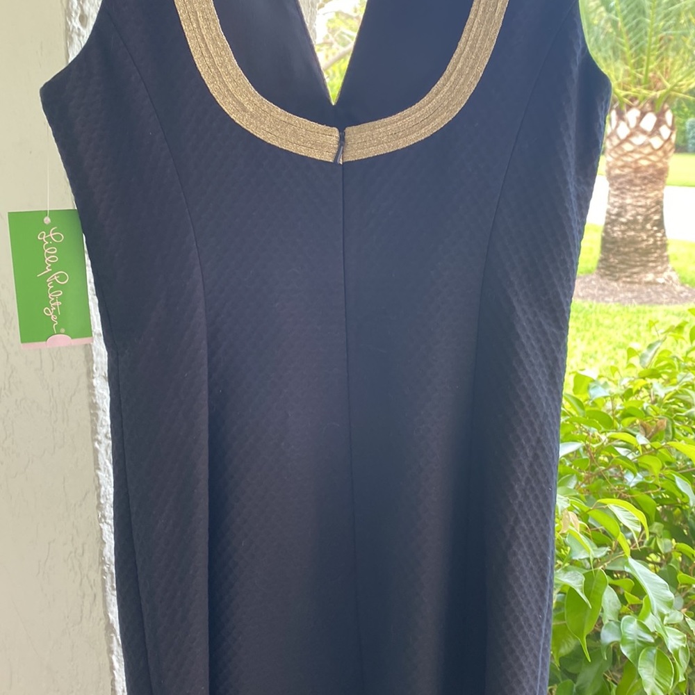 Lilly Pulitzer-Janice Shift-Black-size 0 - Picture 4 of 15